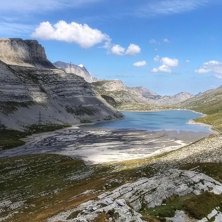 Retro Alpine - Terrace With Mountain View Leukerbad