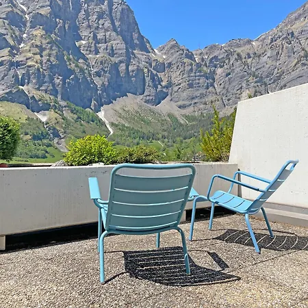 Cozy Alpine In With Mountain View * Leukerbad